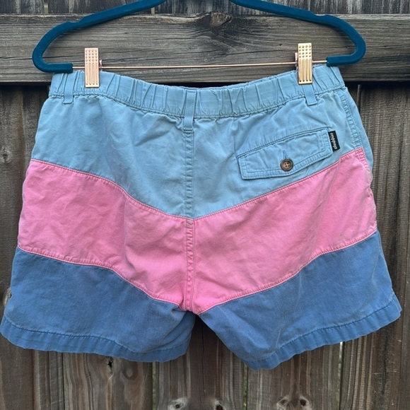 Vintage 80's Chubbies Boomshakalaka Colorblock casual Shorts, sz small - Picture 3 of 6